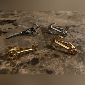 Set of 4 Tie Clips